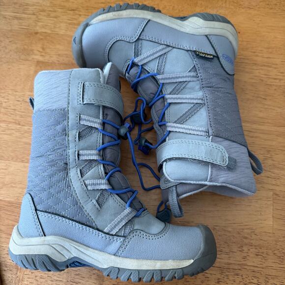 Keen Toddler Boy Girl Gray Insulated Snow Winter Boots Size 9 Warm -25 degrees - Picture 4 of 11